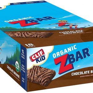 CLIF Organic Z Bar Chocolate Brownie 18 Count, 1.27 OZ